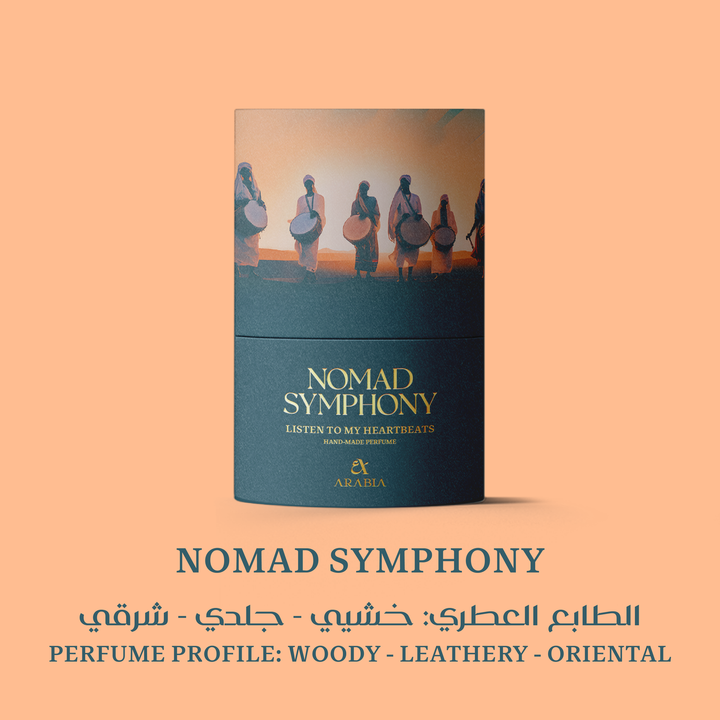Nomad Symphony Perfume - Leathery - Oriental - Woody) 100 ML